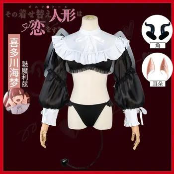 Malý Diabol Marin Kitagawa Cosplay Moje Šaty Miláčik Kostým Slúžky Jednotné Oblečenie Halloween Karneval Oblek