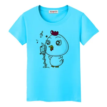 BGtomato Nový štýl košele krásne mláďa spev t-shirt roztomilý kreslený topy pre dievčatá