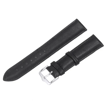 Univerzálny Luxusné Kožené Nahradenie Watchbands 12-24 mm Šírka Popruhu, Oceľové Spony Zápästie Pás Náramok Black Brown Band Popruh