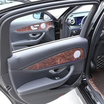 Ružové Drevo Obilia Na Mercedes Benz Triedy E W213 E200 E300 ABS Interiérové Dvere Dekorácie Panel Kryt Trim 4pcs