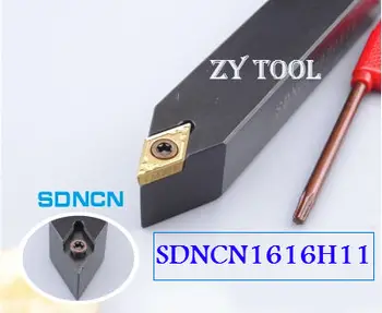 SDNCN1616H11 16*16 mm Kovové Sústruh Rezné Nástroje Sústruh Stroj CNC Sústružníckych Nástrojov na Vonkajšie Sústruženie Držiaka Nástroja S-Typ SDNCN