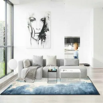 Nové Nordic abstraktné modré more vody, obývacia izba, spálňa koberec bezpečnosť non-slip posteli koberec domácnosti miestnosti dekorácie produkty