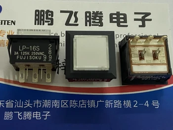 1PCS Japonsko FUJISOKU LP-16S LP2S-16S-209-Z dotykový spínač 17.5*17.5 námestie panelu reset tlačidlo switch s svietiace červené svetlo LED