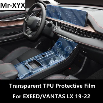 Pre EXEED/VANTAS LX VX 2020 2021 2022 Auto Výstroj Panel Interiéru stredovej Konzoly Transparentné TPU Ochranný Film Anti-scratch