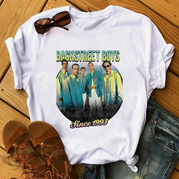 Nový Príchod 2022 Cool Oblečenie pre Ženy Backstreet Boys Grafické Tlače Tshirts Femme Harajuku Tričko Hip Hop Hudba Láska T Tričko