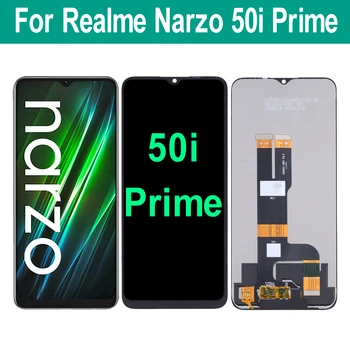 Pôvodný Pre OPPO Realme Narzo 50i Prime RMX3506 LCD Displej Dotykový Displej Digitalizátorom. Montáž Na Realme Narzo50i RMX3235 LCD