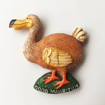 QIQIPP Maurícius cestovného ruchu pamätné remeselné dodo magnetické nálepky chladnička tvorivé kolekcia dekoračných