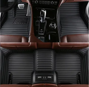 Vlastné špeciálne auto podlahové rohože + kufor mat pre Chrysler Pacifica 7 8 miest 2020-2017 trvanlivé nepremokavé koberce pre Pacifica 2019
