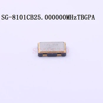 10PCS/100KS 25MHz 5032 4P SMD 1.8~3,3 V 15ppm -40~+85℃ SG-8101CB 25.000000 MHz TBGPA Vopred naprogramované Oscilátory