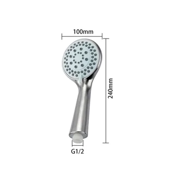 10 cm kúpeľňové Doplnky na Stenu Ručné Sprchy Hlavu Vody Posypeme Multi-funkcie, 4-Rýchlosti, ABS Univerzálne Rozhranie
