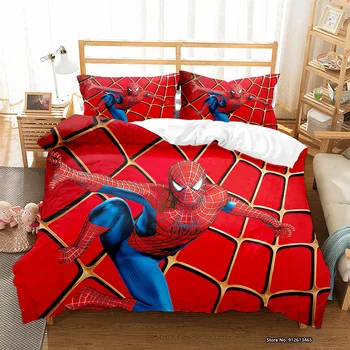 Spider Man Série posteľná bielizeň Set Multi-veľkosť 3D Digitálna Tlač Detí Dieťa Spálne Dekorácie Perinu obliečka na Vankúš