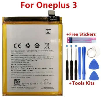 Originálne Nové kvalitné BLP613 3000mAh Náhradné batérie Pre OnePlus 3 Jedna Plus 3 Tri Batérie