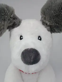 Nové Kreatívne Cartoon Kawaii Simulácia Biela šedá ucho zábavné psa plyšové plyšáka Módne Plyšové Hračky, detský Vianočný darček