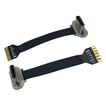 10PCS/Veľa FPC Flexibilný Kábel 6pin Typ-C Bezdrôtový Nabíjací Konektor Jack Konektor Data TYPE-C Muž