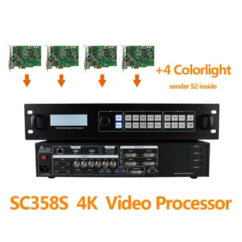 LED Video Obrazovky Splicer SC358S SDI slučky v časti inštalácia 4 ks novastar msd300 linsn ts802d huidu t901 colorlight s2 led controller