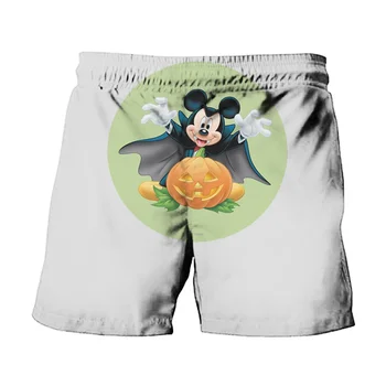 Disney Značky Roztomilý Steh Minnie a Mickey Lete pánske Plavky Plážové Šortky Halloween Módna Kolekcia Bežné Deti Šortky