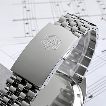 San Martin Originálny Dizajn Príležitostné Športové Hodinky Rezbárstvo Rámu Luxusné Sapphire 10ATM YN55 Mužov Automatické Mechanické Potápačské Náramkové hodinky