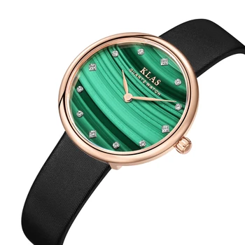 Svetlo luxus a jednoduché temperament, trend módne dámske hodinky Značky KLAS