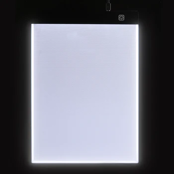 Digitálne Kreslenie Grafický Tablet A4 LED Light Box Sledovanie Kópiu Rada Maľovanie Písací Stôl Tri-Plynulú Úroveň Stmievania