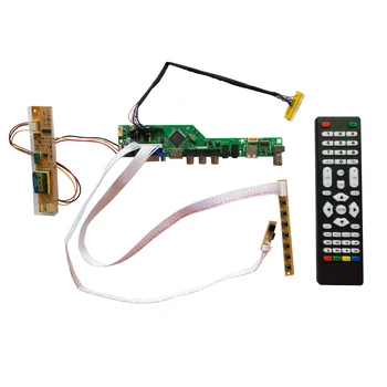 Kompatibilný s HDMI USB, AV VGA ATV PC LCD Radič Rada pre 15.6 palce 1 366 x 768 LP156WH2-TLC1 LED LVDS Monitor Panel