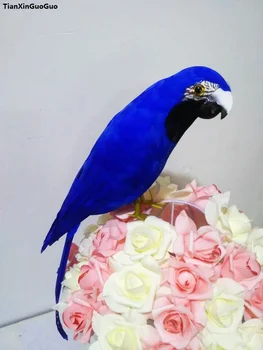 Simulácia papagáj veľké 42cm perie vtákov pevného modelprop,domov, záhradné dekorácie, darčekové s1343