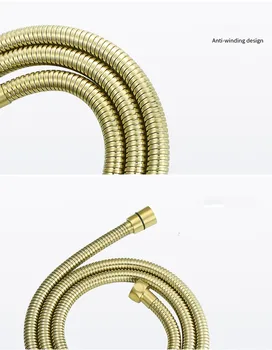 1,5 m 59 palcový zlatým kvalitné sprchové hadice,SUS304 nehrdzavejúcej ocele Sprcha trubica Vhodná pre sprcha hlavu Bidet sprej časť