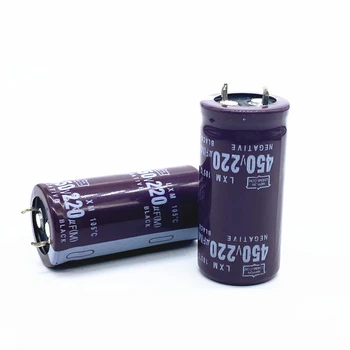 1pcs/veľa 450V 220UF 450V220UF hliníkové elektrolytický kondenzátor veľkosť 25*40mm ECK2 20%