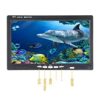 Zliatina hliníka Podmorský Rybolov Video Kamera Auta 6W IR LED Svetlá s 7