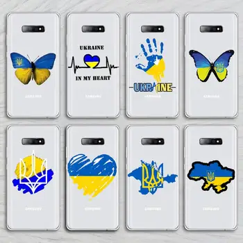 Ukrajina Príznak tlač Telefón Prípade Transparentné Pre Samsung Galaxy S 22 52 20 21 71 10 51 50 12 40 fe plus ultra