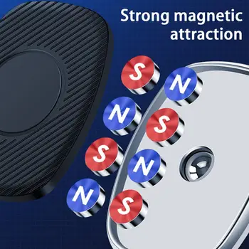 Užitočné Magnetické Telefón Mount 360 Stupňov Otočná Zliatiny Zinku Jednoduchá Inštalácia Telefónu Podporu Stojan Na Telefón Dodávky