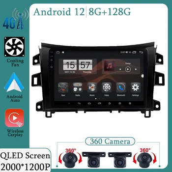 NO DVD IPS Android 12 Pre Nissan Navara Hranici NP300 NP-2017 Auto Rádio Stereo Multimediálny Prehrávač, GPS Navigáciu