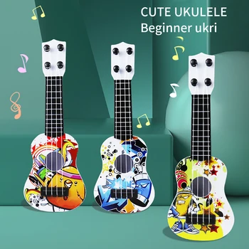 Deti Mini Gitara 4 Reťazce Hrateľné Klasická Drumbľa Hračky Hudobné Nástroje Deti, Začiatočníkov Raného Vzdelávania Malé Gitara