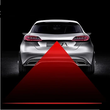 Nový Vzor protizrážkové Zadný koniec Auto Laser Chvost Hmlové Svetlo Auto Brzdy Parkovanie Lampa Chov Výstražné Svetlo Auto Styling