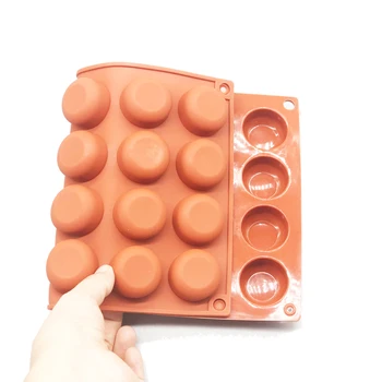 3D Loptu Kolo Pol Oblasti Silikónové Formy pre DIY Pečenie Puding Mousse Čokoládová Torta Plesní, Kuchynské Doplnky Nástroje