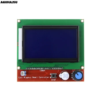 12864 Displej LCD Radič +Adaptér Pre RAMPY 1.4 Reprap Mendel GM 3D Tlačiarne Diely