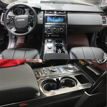 Na Land Rover Discovery 5 Interiéru Centrálny Ovládací Panel Dverí Rukoväť 5D Uhlíkových Vlákien Nálepky, Nálepky Auto styling Cutted Vinyl