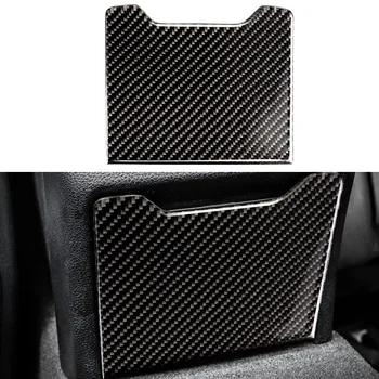 Carbon Fiber Zadnej Opierke Úložný Box Panel Kryt Výbava Nálepky na Mercedes Benz C Trieda W205 C180 C200 C300 GLC