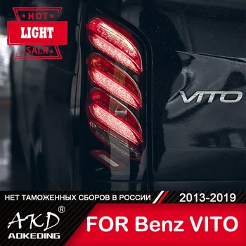Pre Benz VITO 2013-2019 Chvost Lampa LED Hmlové Svetlá Deň Beží Svetla DRL Tuning Auto Príslušenstvo V250 V260 V260L zadné Svetlá