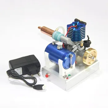Ručné Spustenie 18 Metanol Motor Generátor Montáž s Nabíjačku Palivovej Nádrže Horúce Hlavy DIY Model Hračka