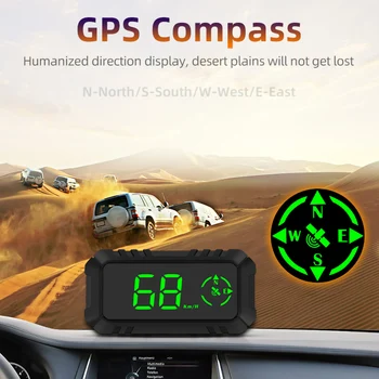 G7 HUD Projektor Displej Elektroniky Vozidla Príslušenstvo Digitálne Auto Rýchlomer GPS Head-Up Displej Univerzálny Pre Všetky Vozidlá