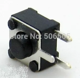 4.5X4.5X4mm 3pin DIP bočná Hmatové Takt Mini Tlačidlo Prepnúť Micro Switch Momentálne 100ks/veľa