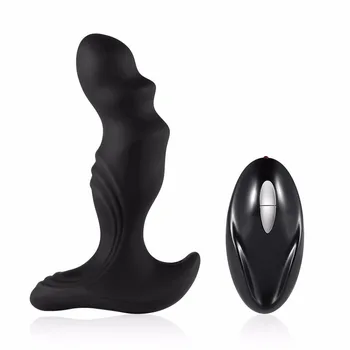 USB nabíjateľné análny sex hračky, diaľkové ovládanie prostaty masér pre mužov