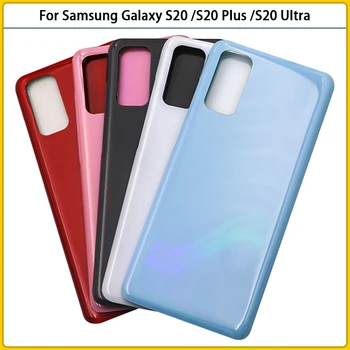 10PCS Pre Samsung Galaxy S20 / S20 Ultra / S20 Plus G980 Batérie Zadný Kryt Zadného Skla Dverí Panel Bývanie Prípade Lepidlo Nahradiť