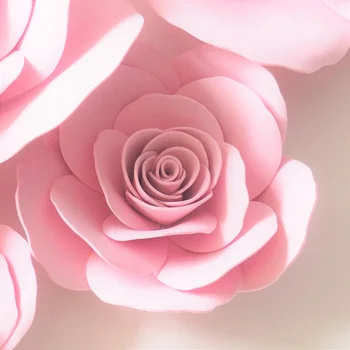 DIY Umelé Kvety Fleurs Artificielles Pozadie Obrie Pena Papiera, Kvety 7PCS Pre Svadobné Party Dekorácie Obývacia Izba