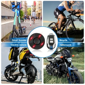 Bezdrôtové pripojenie na Bicykli Vibrácií Budíka USB Nabíjanie na Motocykel, Bicykel Alarm, Diaľkové Ovládanie Anti-theft Bicykli Detektor Alarm Systém