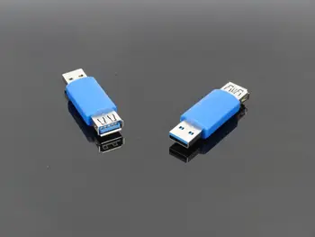 1PCS USB3.0 vysoko-rýchlostný adaptér, mužské/ženské počítač USB samec/samica konektor AM-AF adaptér muž/žena