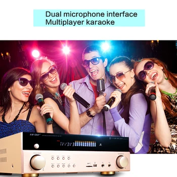 750W High-power 5.1 Zosilňovač Horúčka Home HiFi Bluetooth Lossless Dekódovanie Subwoofer Zosilňovač Vlákniny Koaxiálny Karaoke