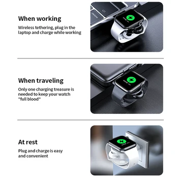 Rýchlo, Bezdrôtová Nabíjačka Prenosných Bezdrôtových Nabíjačku pre Apple iWatch Series 12 3 4 5 Nabíjací Dok Stanica USB Nabíjačka Dropshipping