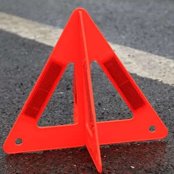 Tiesňové Členenie Výstražný Trojuholník Červené Reflexné Bezpečnostné Riziko Auto Statív Zložené Stop Sign Reflektor Reflectante