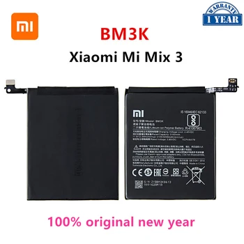 Xiao mi Pôvodnej BM3K 3200mAh Batérie Pre Xiao Mi Mix 3 Mix3 BM3K Vysokej Kvality Telefón Náhradné Batérie